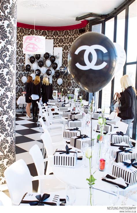 chanel theme birthday party.